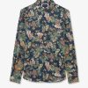 Eden Park Leaf Printed Cotton Voile Shirt | Shirts