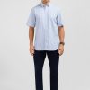 Eden Park Blue Striped Shirt | Short-Sleeved Shirts