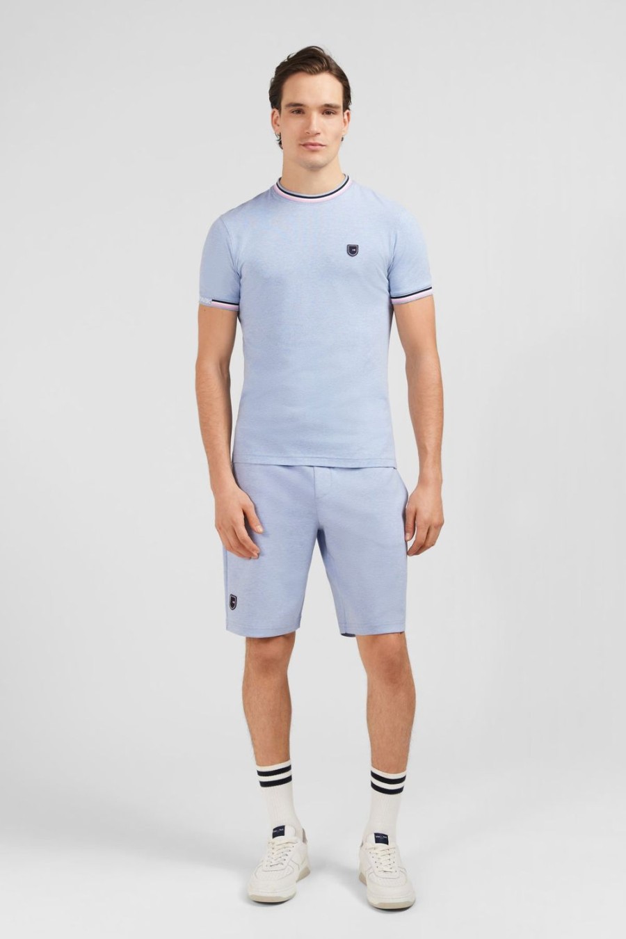 Eden Park Light Blue Short-Sleeved T-Shirt | T-Shirts