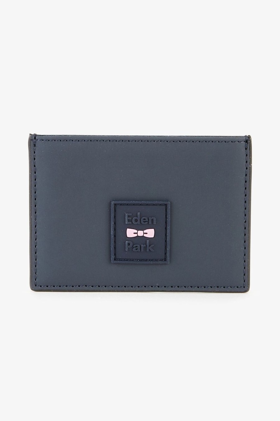 Eden Park Dark Blue Rubber Cardholder | Card Holders