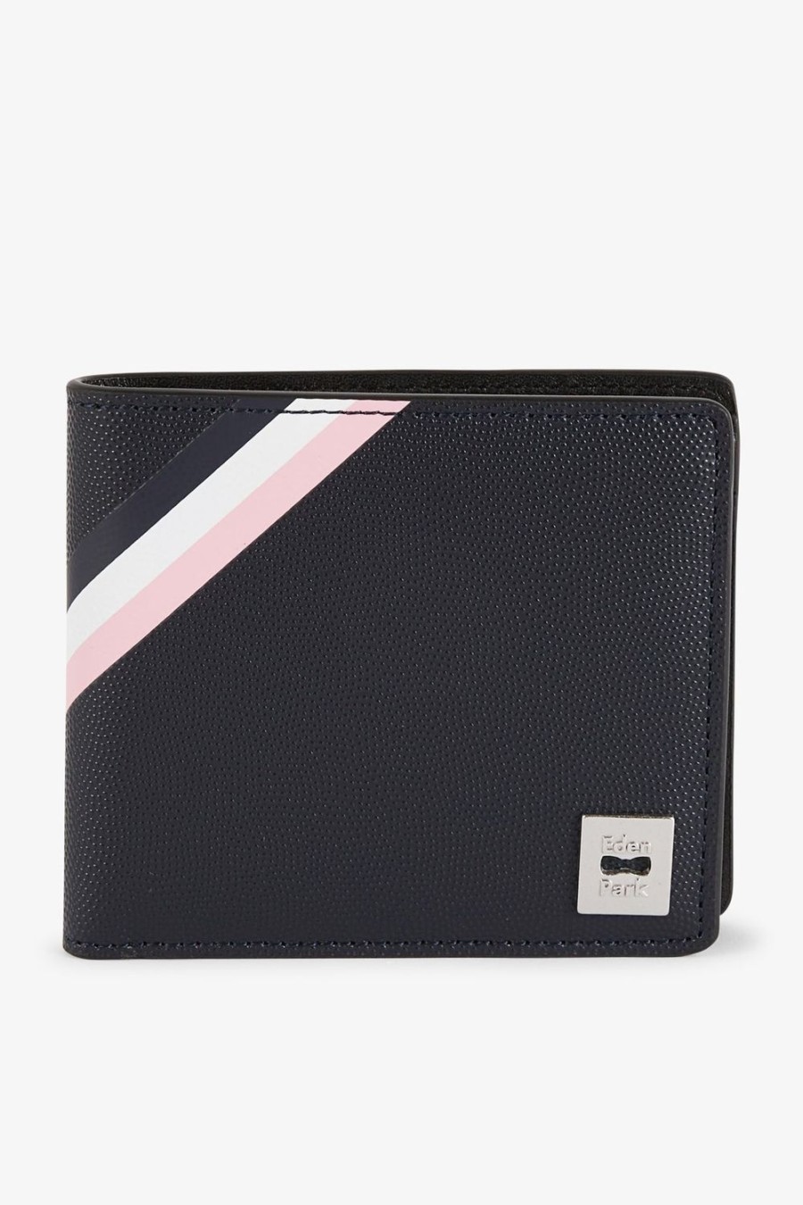 Eden Park Navy Italian-Style Wallet With Tricolour Details | Portfolios