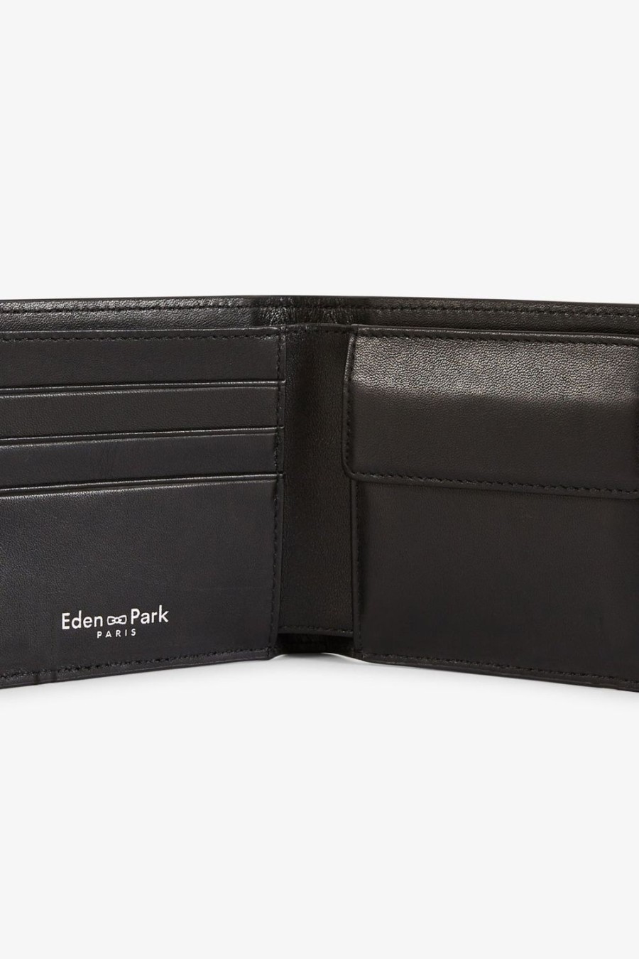 Eden Park Navy Italian-Style Wallet With Tricolour Details | Portfolios