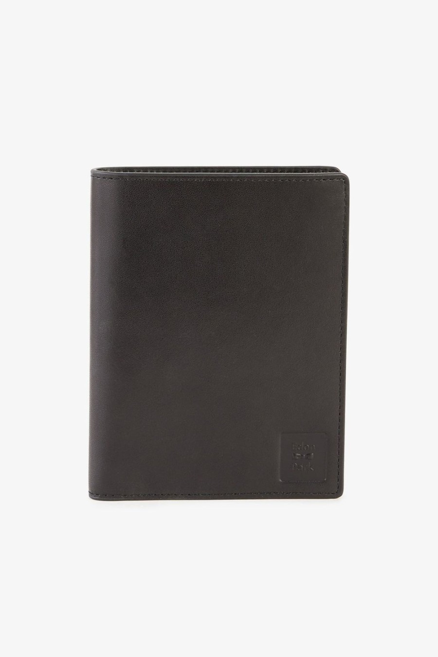 Eden Park Black Leather Passport Wallet | Portfolios