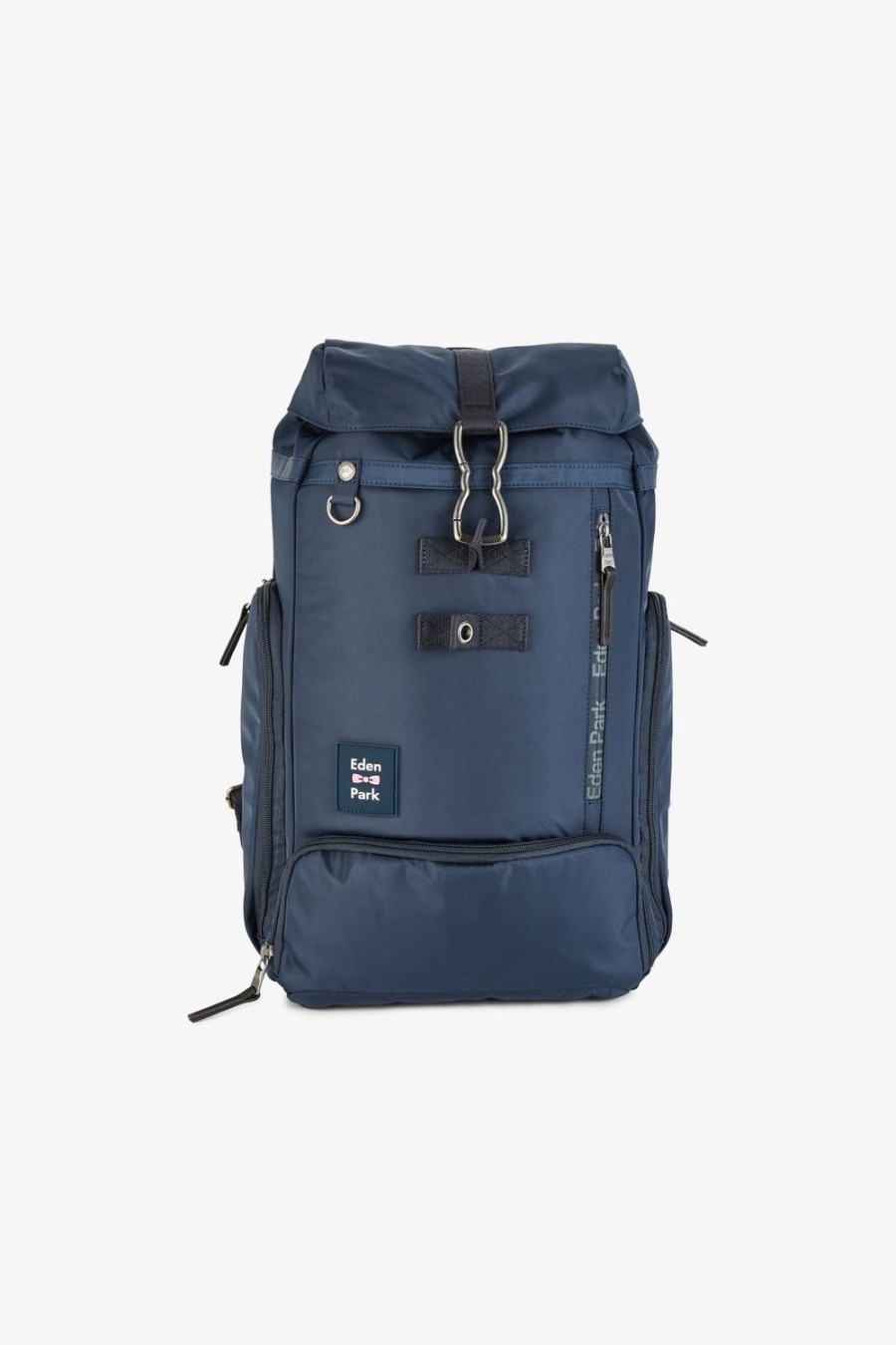 Eden Park Navy Blue Rucksack With Multiple Pockets | Backpacks