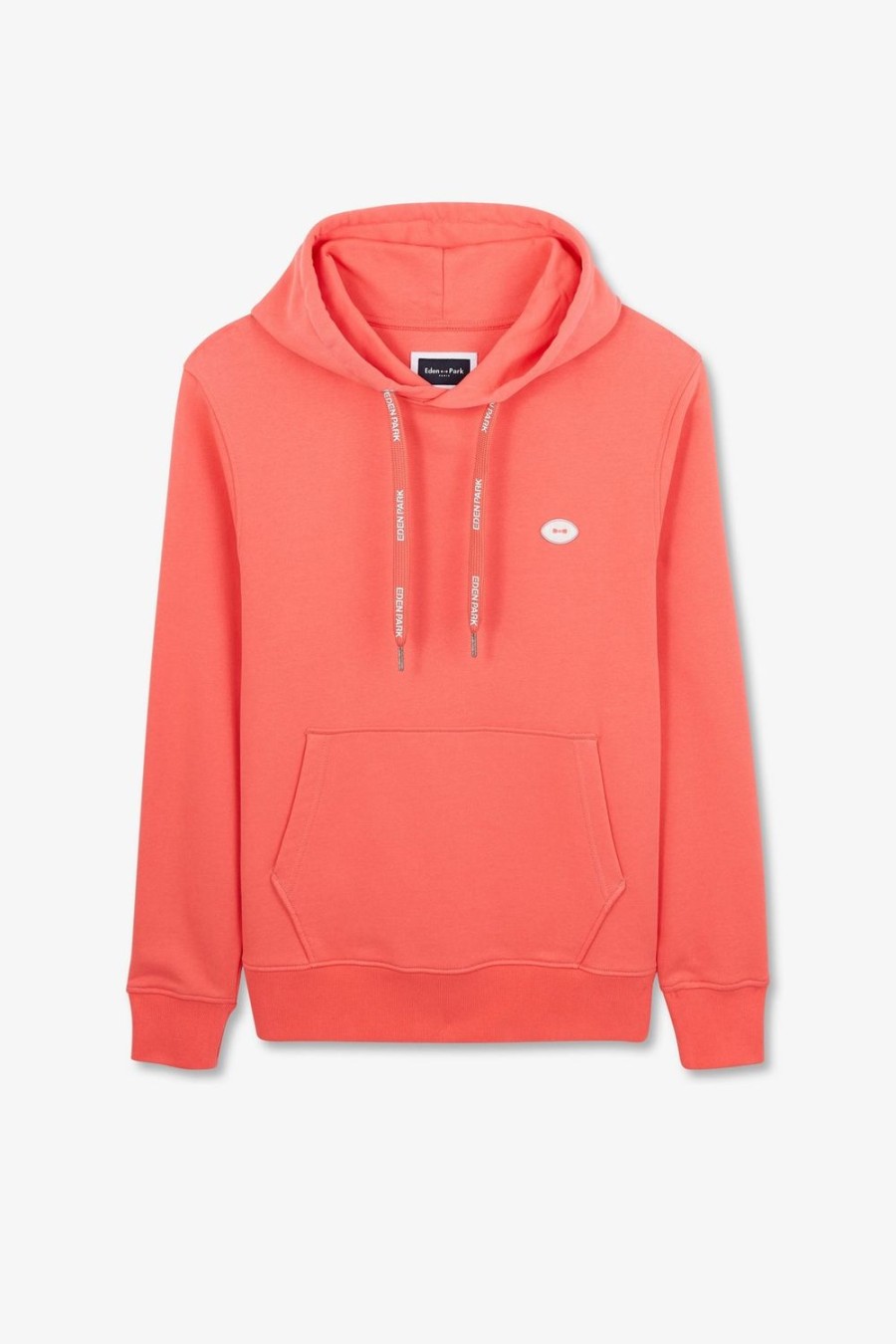 Eden Park Plain Pink Hoodie | Sweatshirts