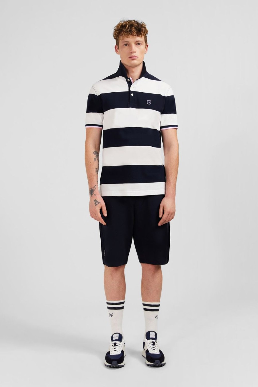 Eden Park Navy Blue Fleece Shorts | Shorts & Bermudas