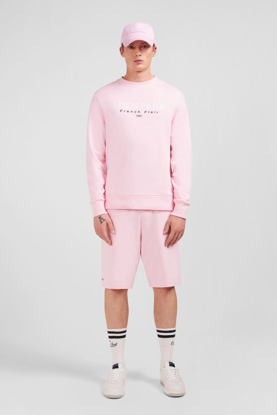 Eden Park Pink Round-Neck Sweatshirt | Sweatshirts