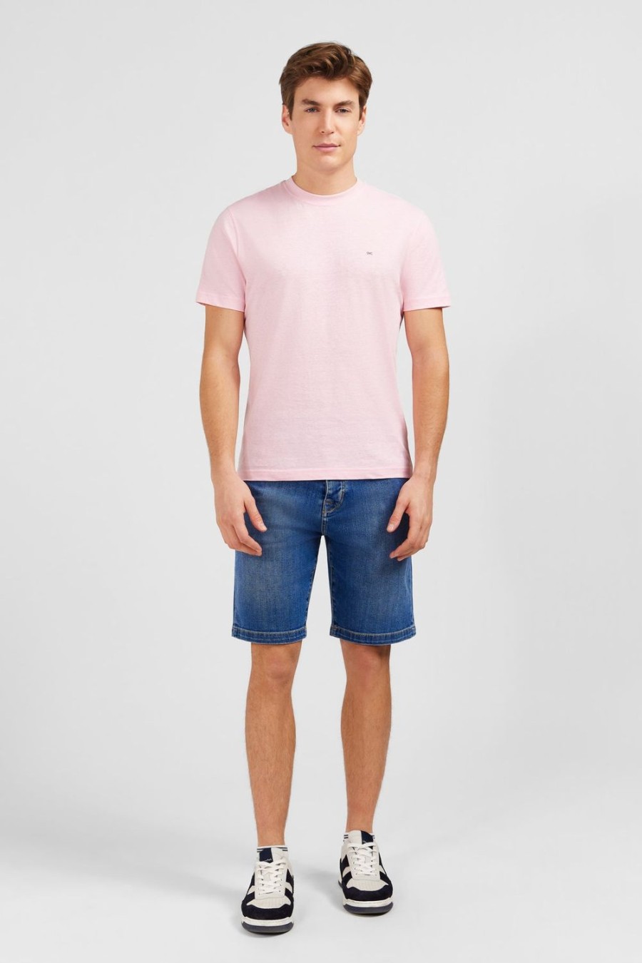 Eden Park Pink Short-Sleeved T-Shirt | T-Shirts