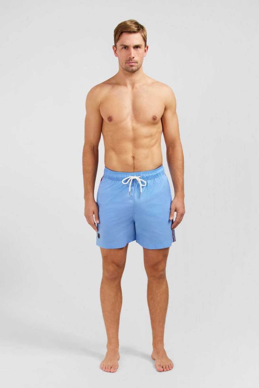 Eden Park Swim Shorts With Tricoloured Stripes | Swimwear