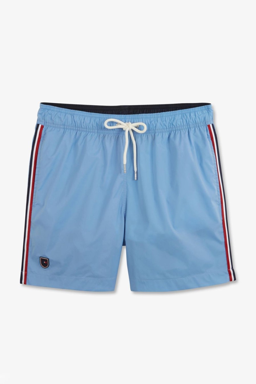 Eden Park Swim Shorts With Tricoloured Stripes | Swimwear