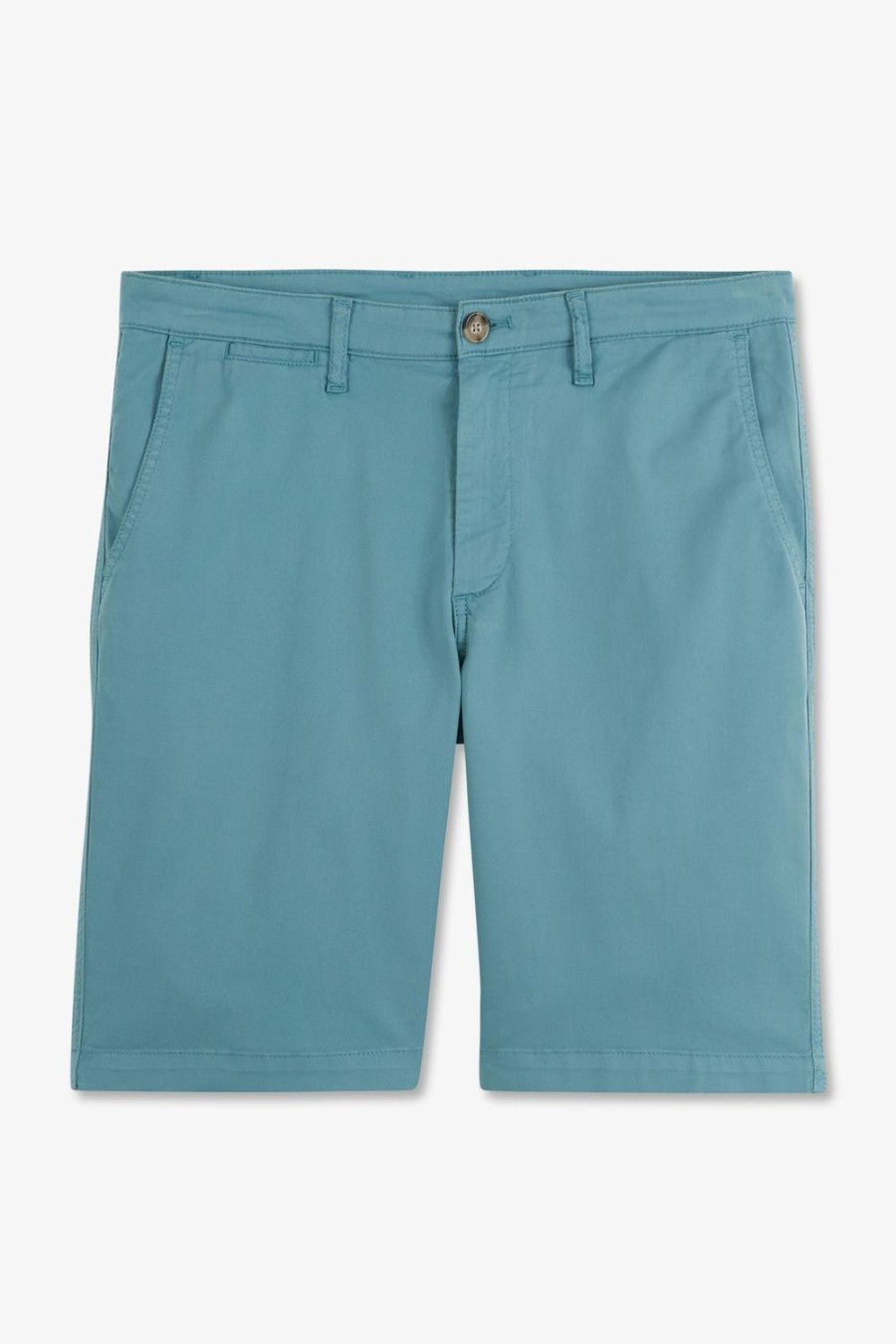 Eden Park Plain Green Bermuda Shorts | Shorts & Bermudas