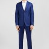 Eden Park Slim-Fit Suit In Blue Wool | Jackets