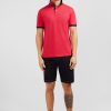 Eden Park Red Short-Sleeved Polo Shirt | Polos