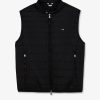 Eden Park Black Sleeveless Puffa Jacket | Coats