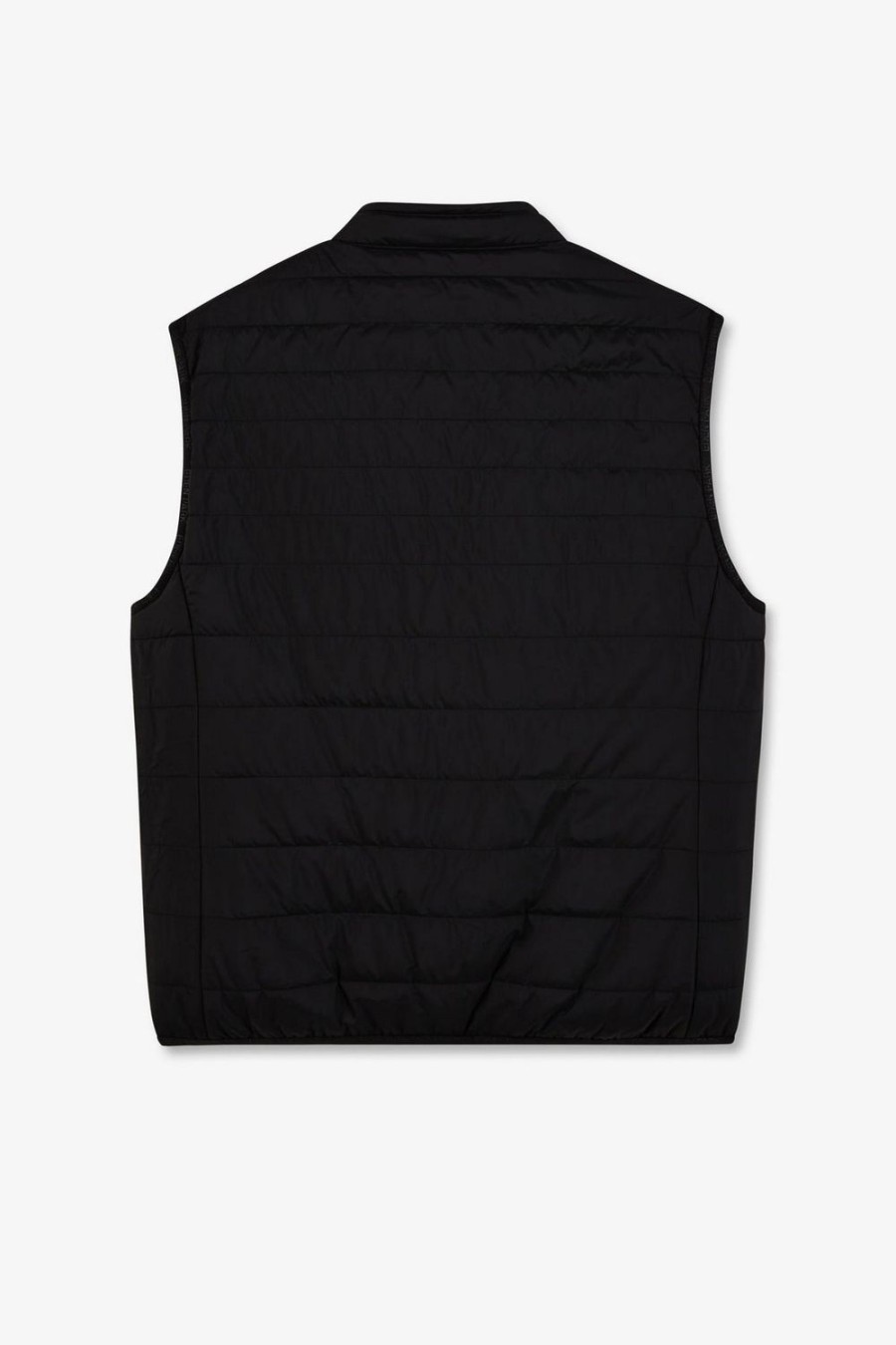 Eden Park Black Sleeveless Puffa Jacket | Coats