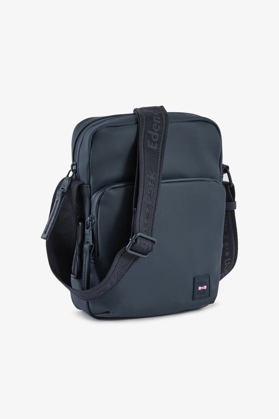 Eden Park Navy Rubber Messenger Bag | Bags