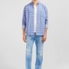 Eden Park Blue Shirt With Exclusive Floral Print | Shirts