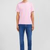 Eden Park Crew Neck Pink Pima Cotton T-Shirt | T-Shirts