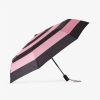 Eden Park Pink Folding Umbrella With Stripes | Umbrellas