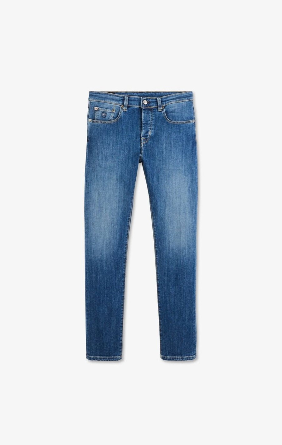 Eden Park Blue Jeans In Stretch Cotton | Pants