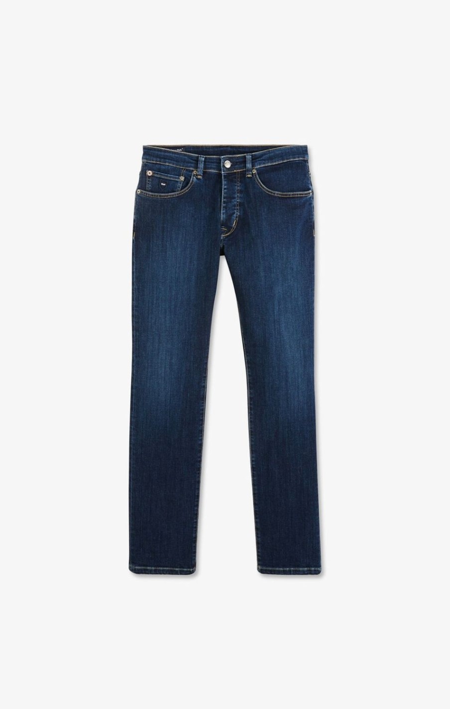 Eden Park Blue Jeans In Stretch Cotton | Pants