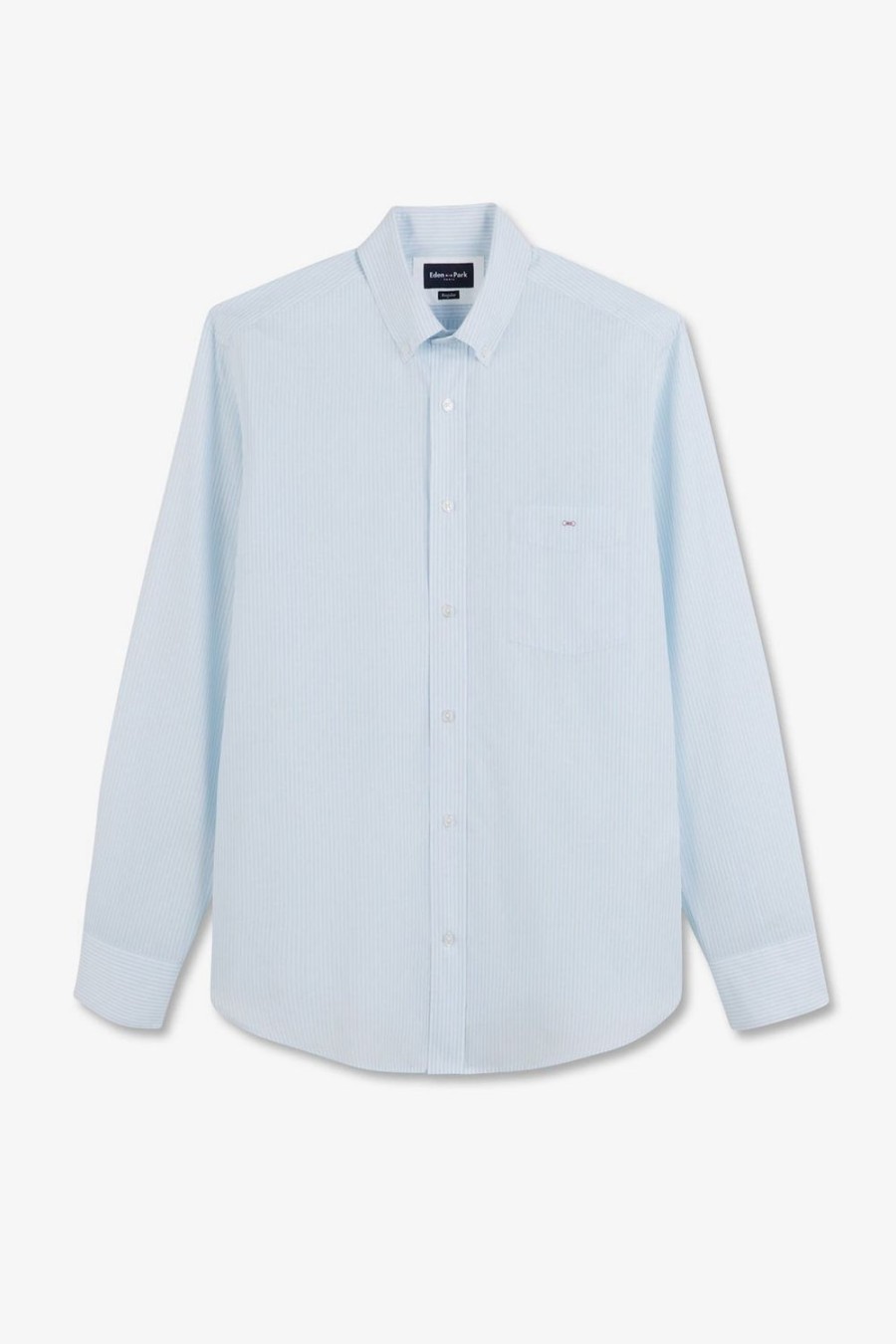 Eden Park Light Blue Striped Shirt | Shirts