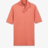 Eden Park Plain Red Short-Sleeved Polo Shirt | Polos