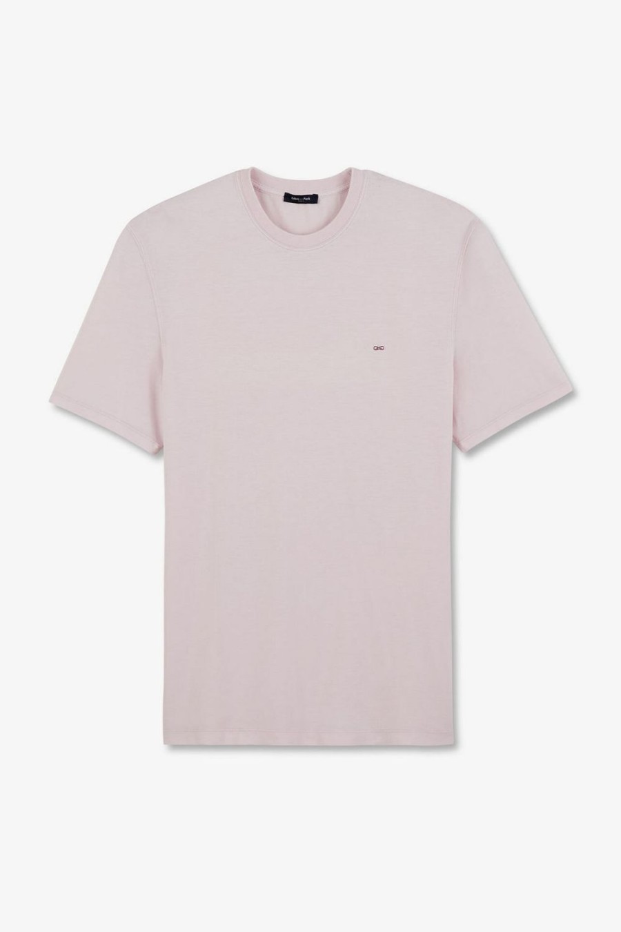 Eden Park Plain Pink Short-Sleeved T-Shirt | T-Shirts