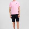 Eden Park Pink Cotton Short-Sleeved T-Shirt With Emblem On Back | T-Shirts