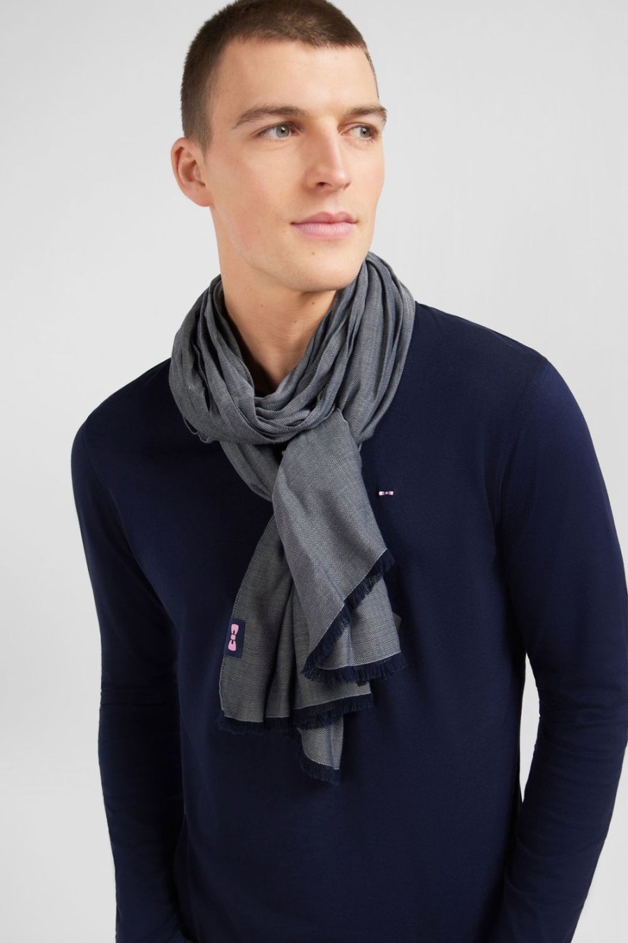 Eden Park Plain Navy Blue Scarf | Scarves & Wraps