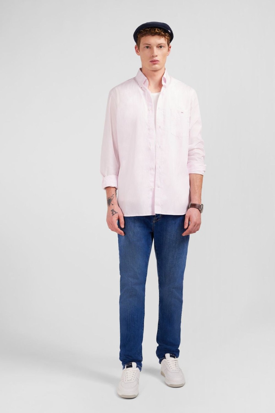 Eden Park Pink Striped Shirt | Shirts