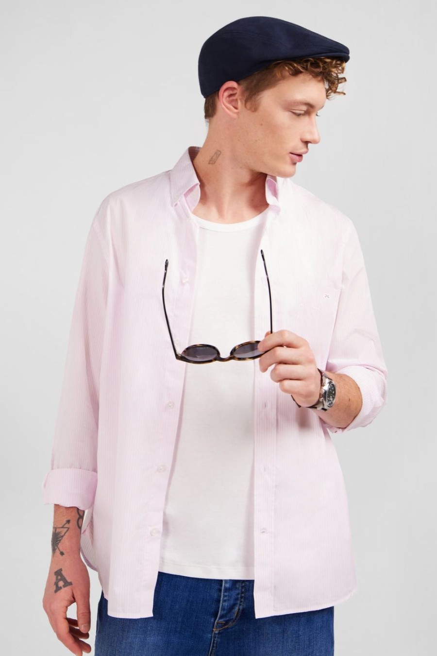 Eden Park Pink Striped Shirt | Shirts