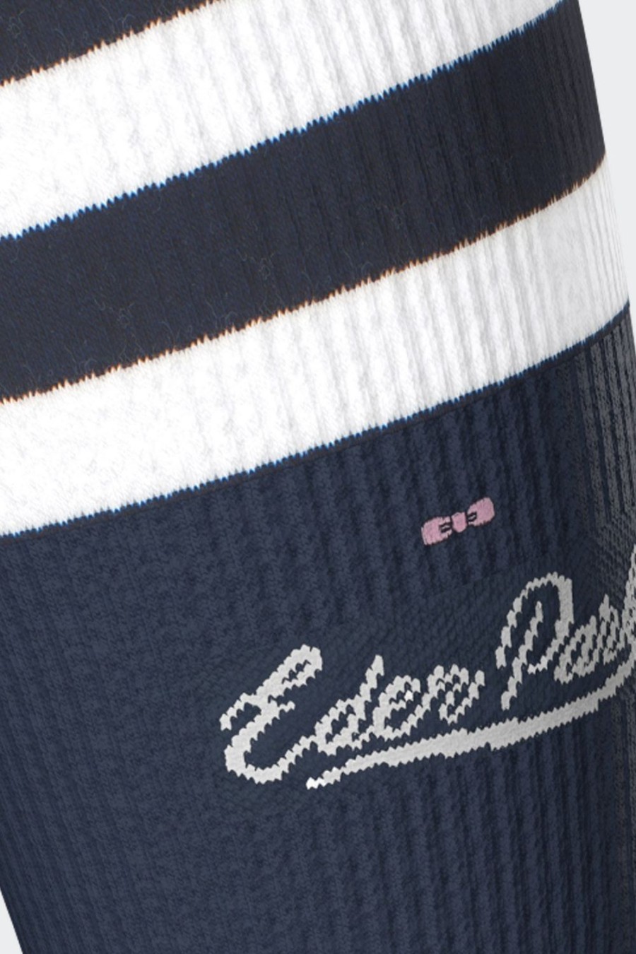 Eden Park Navy Stretch Cotton Socks With Eden Park Varsity Signature | Socks