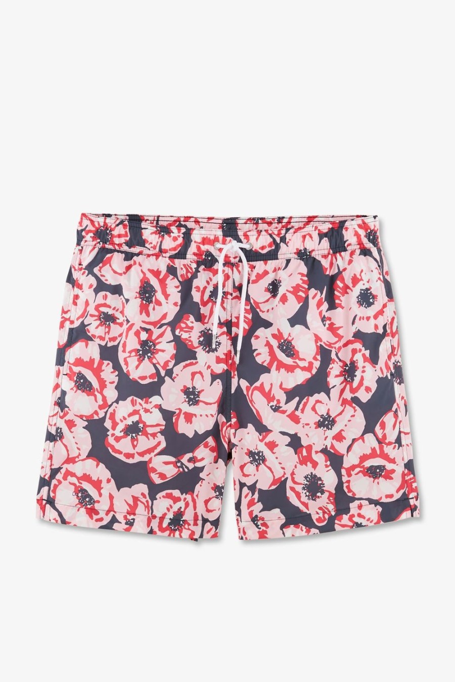 Eden Park Pink Swim Shorts With Exclusive Floral Print | Swimwear