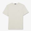 Eden Park Ecru T-Shirt In Flamme Cotton | T-Shirts