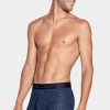 Eden Park Pack Of 2 Plain Blue Boxer Shorts And Bow Ties | Underwear