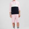 Eden Park Pink Colour-Block Hooded Sweatshirt | Sweatshirts