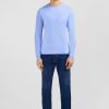 Eden Park Long Sleeved Blue Cotton T-Shirt | T-Shirts