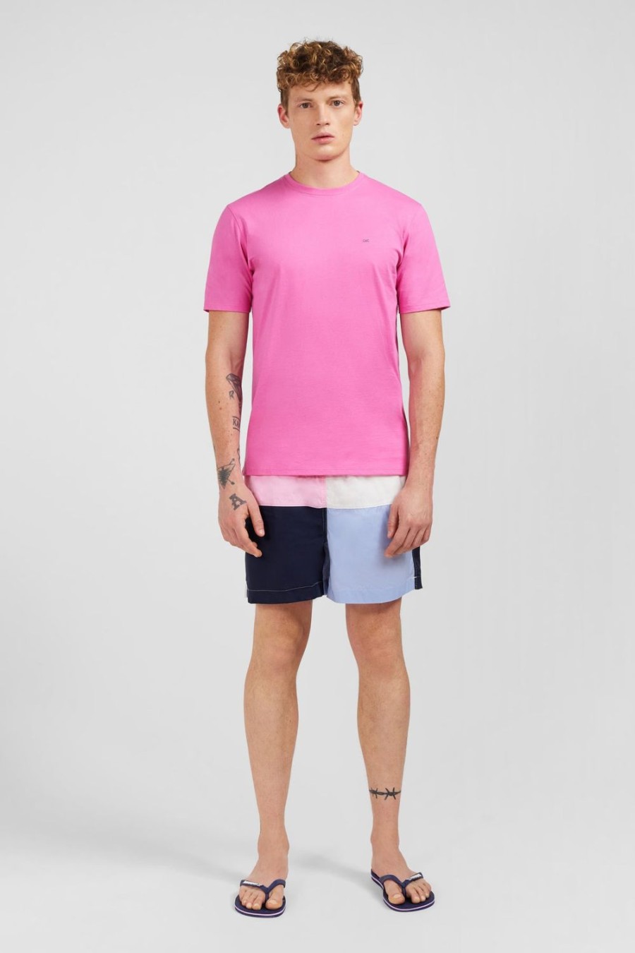 Eden Park Pink Short-Sleeved T-Shirt | T-Shirts