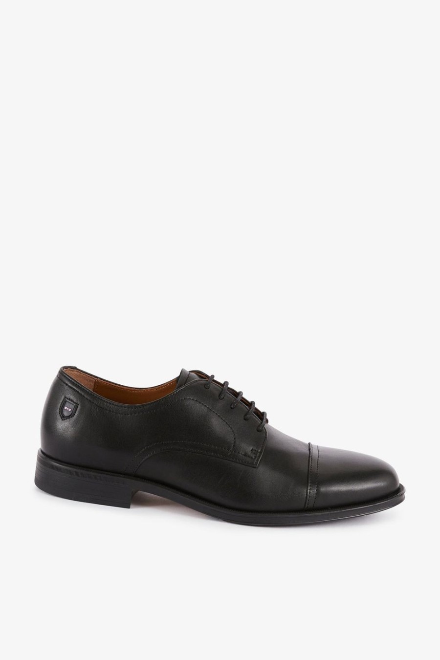 Eden Park Black Leather Derbies | Derbies