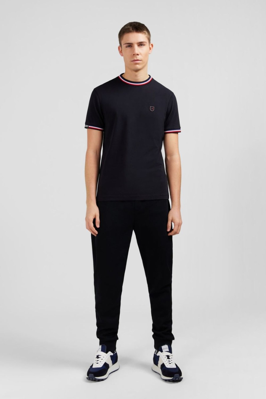 Eden Park Black Short-Sleeved T-Shirt | T-Shirts