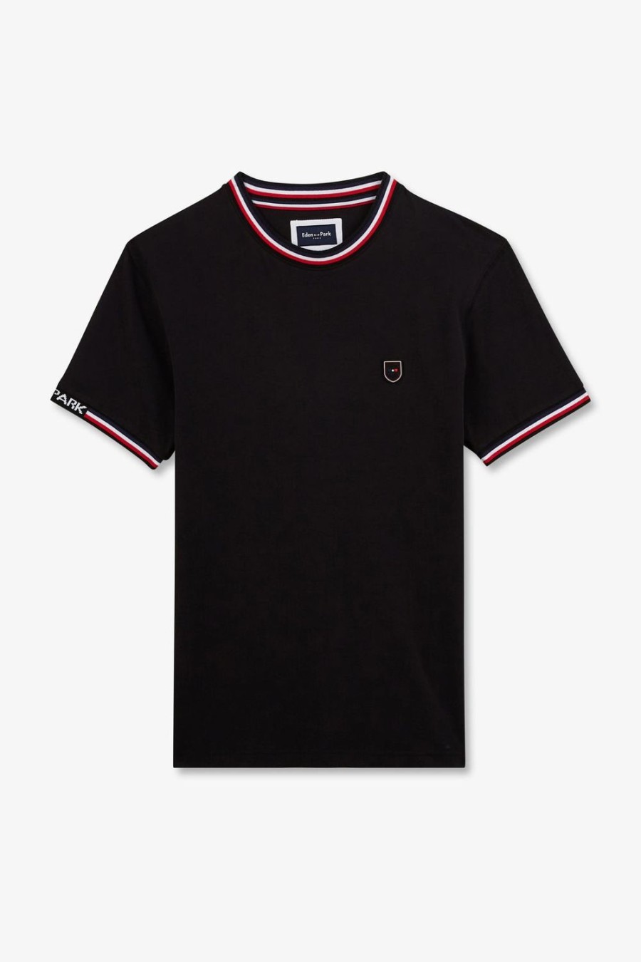 Eden Park Black Short-Sleeved T-Shirt | T-Shirts