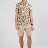 Eden Park Beige Bermuda Shorts With Elasticated Waist | Shorts & Bermudas