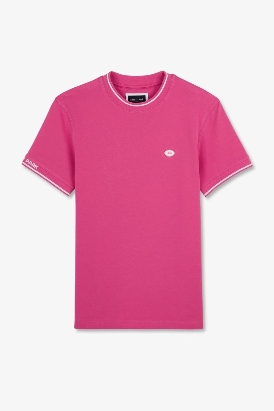 Eden Park Pink Short-Sleeved T-Shirt | T-Shirts