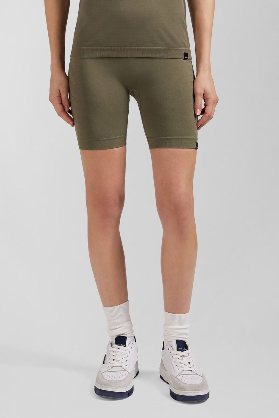 Eden Park Khaki Green Stretch Sports Cycling Shorts | Pants