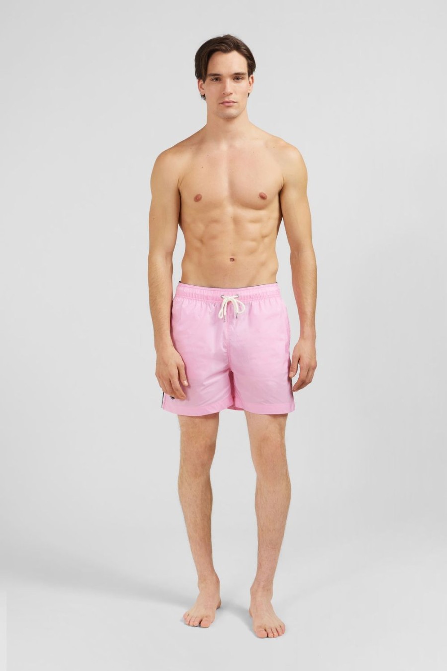 Eden Park Swim Shorts With Tricoloured Stripes | Swimwear