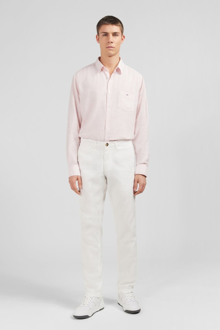 Eden Park Plain Pink Shirt | Shirts