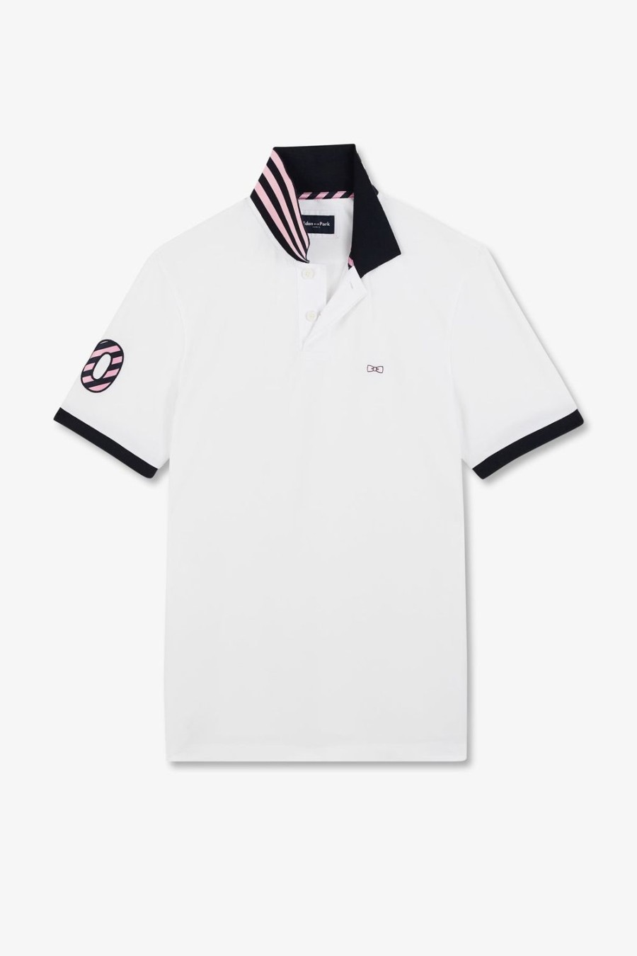 Eden Park White Short-Sleeved Polo Shirt Number 10 | Polos