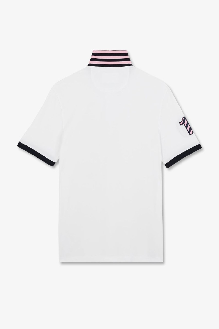 Eden Park White Short-Sleeved Polo Shirt Number 10 | Polos