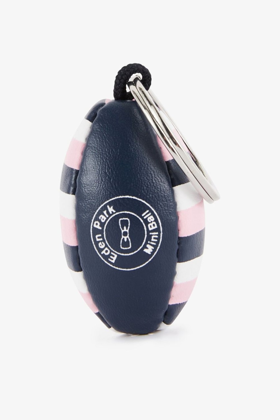 Eden Park Colour-Block Rugby Ball Keyring And Screen-Printed | Key Chains